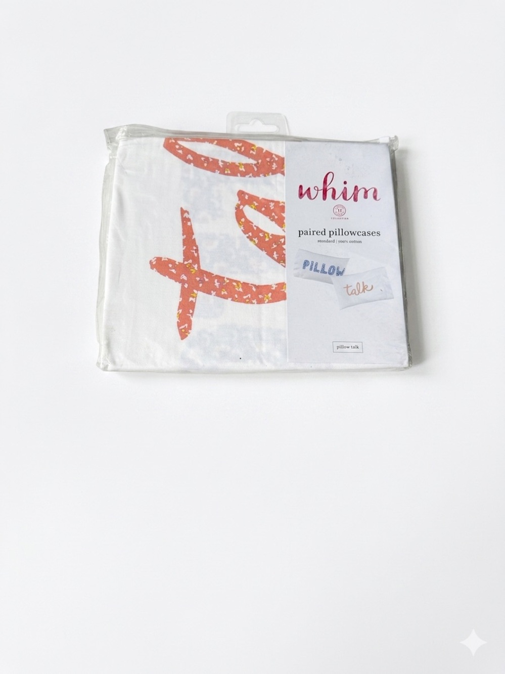 Pillow Talk Pillow Case Set NWT Standard Dorm Ready Gift Fun
